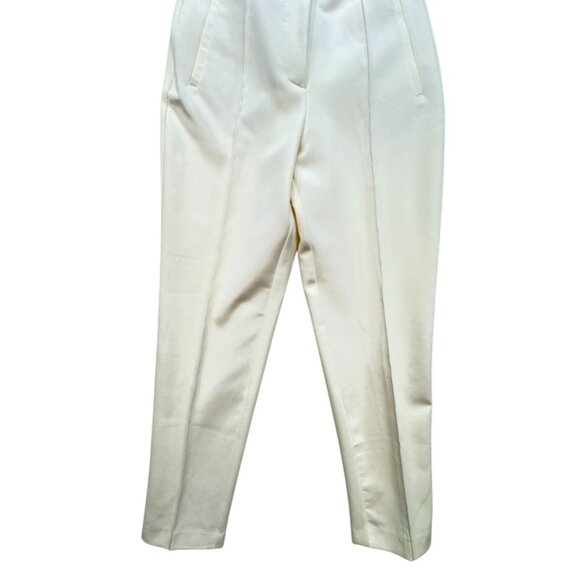Zara Womens Trousers Size XS Cream Career Office - Picture 5 of 10